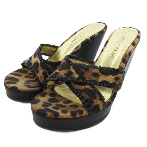 DOLCE&GABBANA ドルチェ&ガッバーナ ドルガバ サンダル ウェッジ