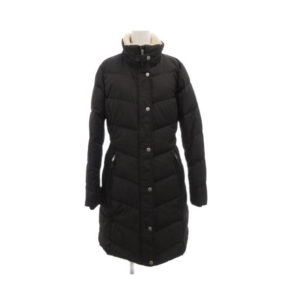 ローレンラルフローレン LAUREN RALPH ダウンコート ロング ボア XS 黒