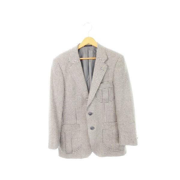 ダックス DAKS テーラードジャケット シングル 総裏地 ウール ダブル