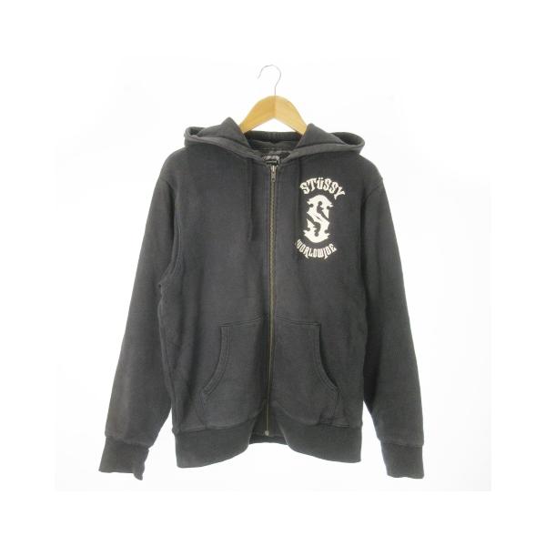 STUSSY（ステューシー） ジップアップパーカー スウェット プリント