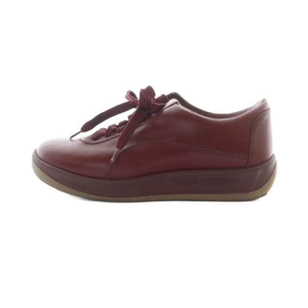 【中古】ルイヴィトン LOUIS VUITTON スニーカー MA0091 シューズ 靴 レザー ロゴ 39 25cm 赤 レッド ■GY01 /MQ LOUIS VUITTON（ルイ・ヴィトン） スニーカー MA0091 シューズ 靴