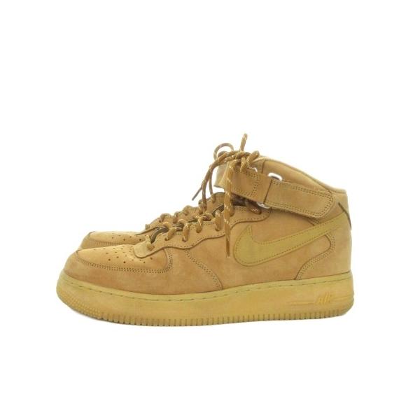 NIKE（ナイキ） NIKE Air Force 1 Mid Flax スニーカー ハイカット