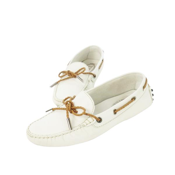 希少✨新品・未使用　TOD'S　モカシン　ドライビングシューズ　カーキ トッズ TOD'S ドライビングシューズ モカシン デッキシューズ レザー