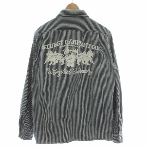 STUSSY（ステューシー） ヒッコリーシャツ 長袖 ストライプ S