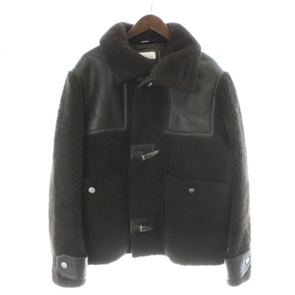 エルメス 23AW ムートン ダッフルコート ジャケット H363720HH8 vectorpremium_165-402512090180