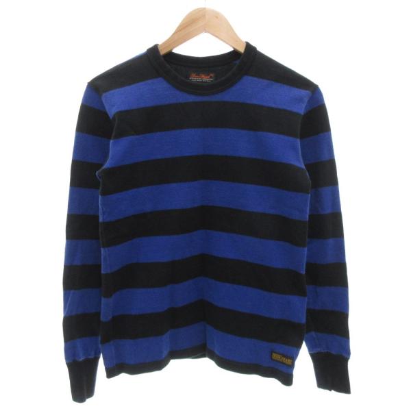 アイアンハート IRON HEART Tシャツ 長袖 ロンT クルーネック ボーダー