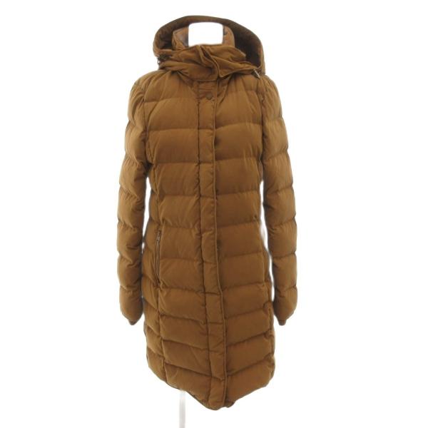 【美品】ムーレー　JAN MAYEN レディース　ロングダウンコート　42 黒 ヤンマイエン JAN MAYEN ムーレー MOORER ダウンコート フード付き