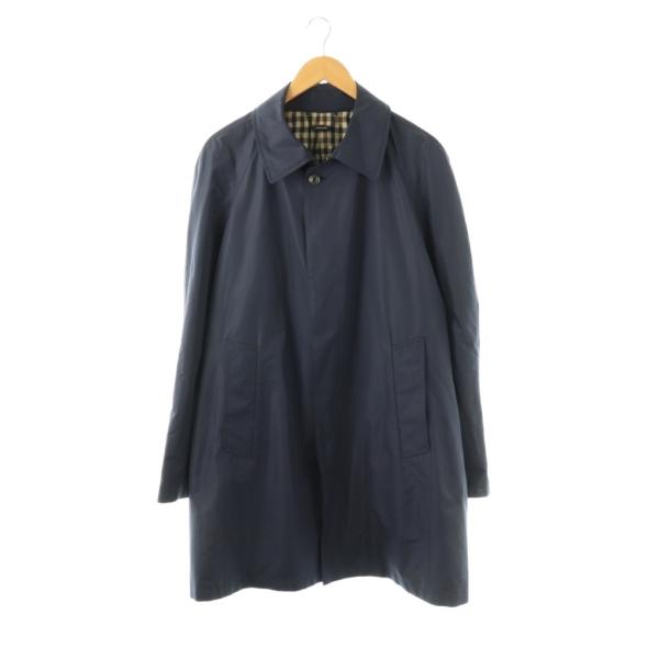 【美品】Aquascutum スプリングコート サイズ38(Lサイズ相当) アクアスキュータム AQUASCUTUM スプリングコート アウター ロング 38