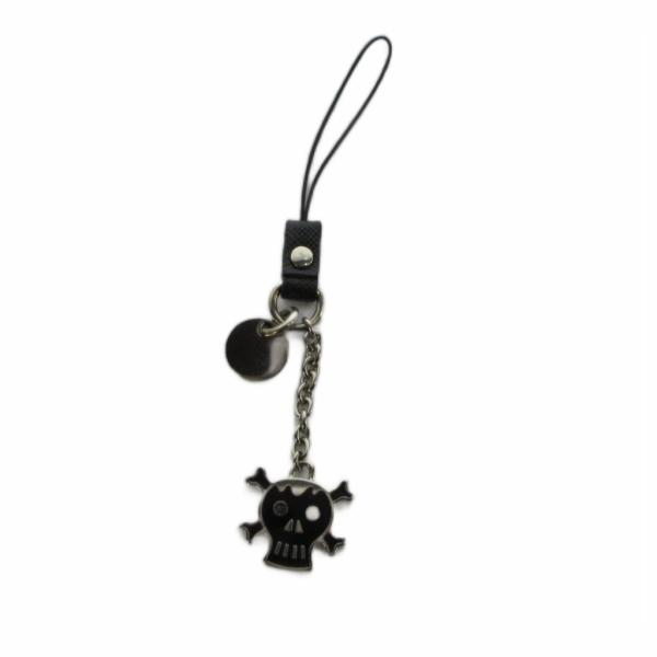 プラダ PRADA ストラップ キーホルダー チャーム スカル ドクロ シルバー色 ■GY19 /MQ ■OH メンズ