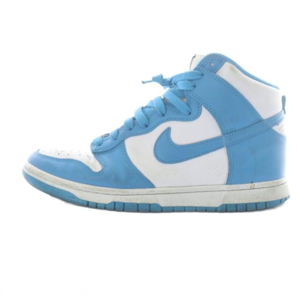 ナイキ NIKE DUNK HIGH Championship Blue スニーカー ハイカット US8.5 26.5cm 青 ブルー 白 ホワイト DD1399-400 /SR ■GY01 メンズ