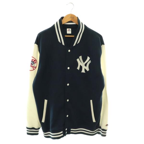 majestic マジェスティック Yankees ヤンキース 中綿スタジャン マジェスティック MAJESTIC スタジャン ブルゾン NYヤンキース 2XL