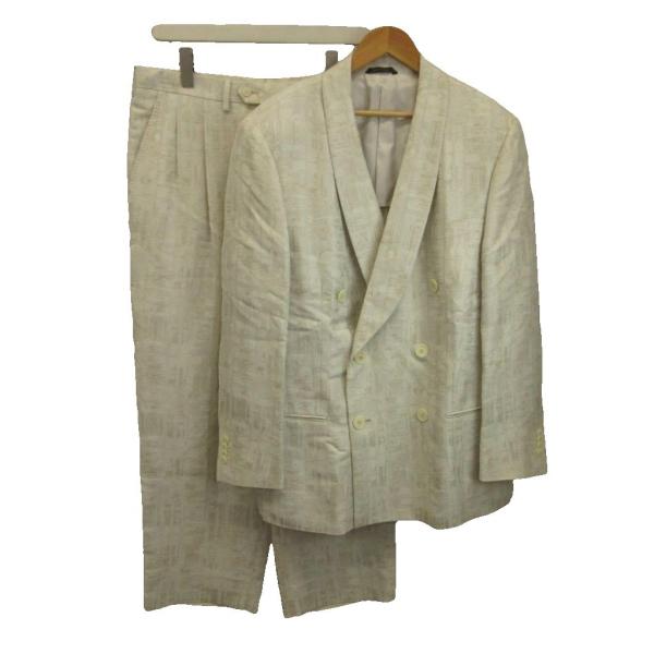 お値下げ美品　EMPORIO ARMANI ベージュ テーラードジャケット　52 GIORGIO ARMANI HERITAGE スーツ セットアップ テーラードジャケット