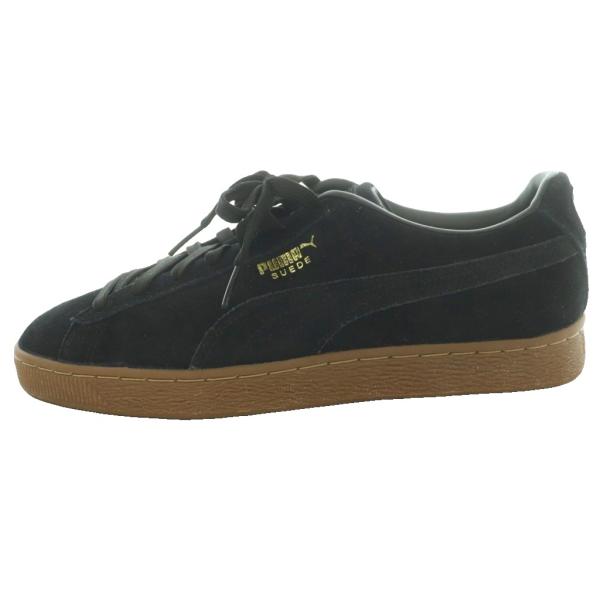 プーマ スエード ガム スニーカー ローカット US9 27cm 黒 ブラック PUMA（プーマ） スエード ガム SUEDE GUM スニーカー ローカット US9