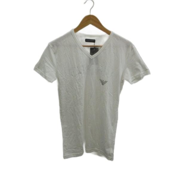 EMPORIO ARMANI 未使用品 エンポリオアルマーニ Tシャツ L 白 ホワイト