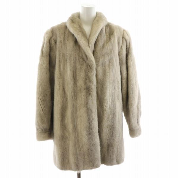 SAGA MINK ミルクファーコート 6号 毛皮コート 003FEHT05 - 毛皮 SAGA MINK ミルクファーコート 6号 毛皮コート 003FEHT05 - 毛皮