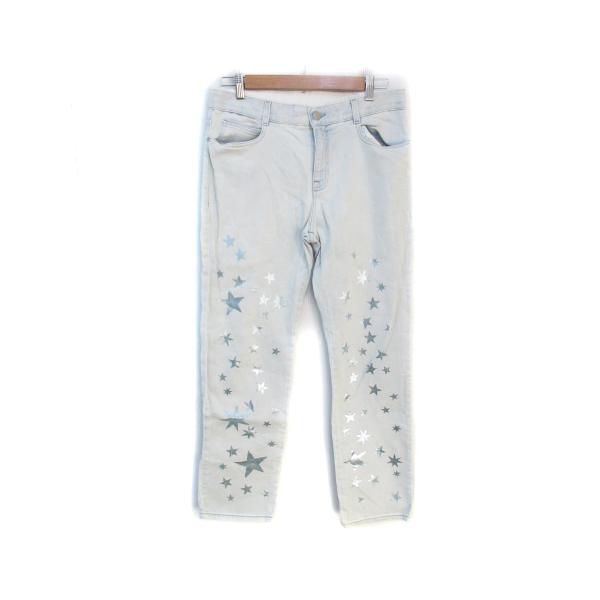 ステラマッカートニー　ホワイトデニム　サイドロゴ　ジーンズ　パンツ 29 中古・古着通販】STELLA McCARTNEY (ステラマッカートニー
