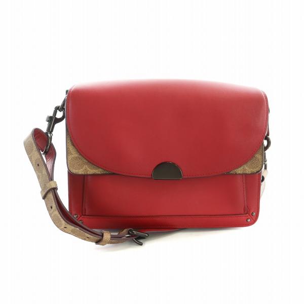 コーチ ショルダーバッグワンショルダー レザー レッド 7778 楽天市場】コーチ バッグ レディース COACH ショルダーバッグ