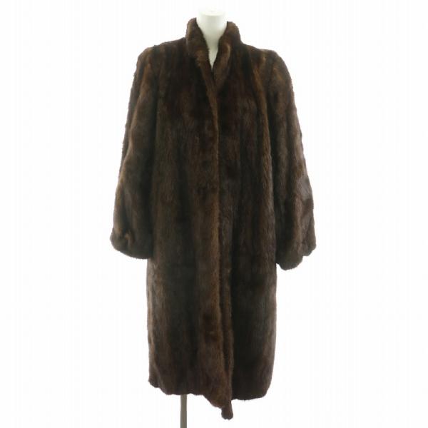 サガミンク 金サガ ファーコート 毛皮コート ミンク ロング ティ
