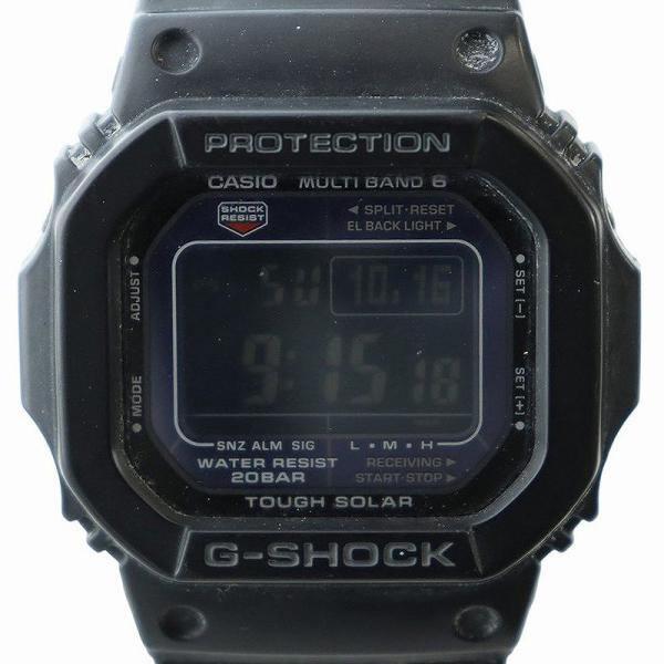 【美品】G-SHOCK⭐️ブラック デジタル腕時計　ソーラー　シンプル　仕事用　黒 G-SHOCK カシオジーショック CASIO 腕時計 ウォッチ タフ