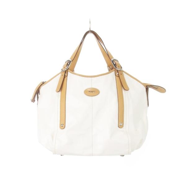 TOD'S トッズ ハンドバッグ ホワイト２wayショルダーバッグ トッズ TOD'S ハンドバッグ ショルダーバッグ 2WAY ホワイト