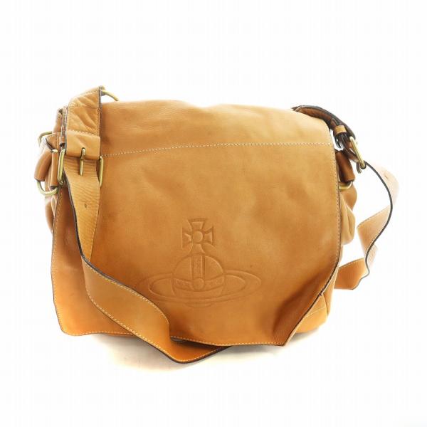Vivienne Westwoodアコードオーブショルダーバッグ型押し Vivienne Westwood アコード ショルダーバッグ 型押し 牛革