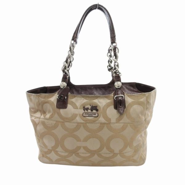 COACH（コーチ） トートバッグ シグネチャー キャンバス レザー