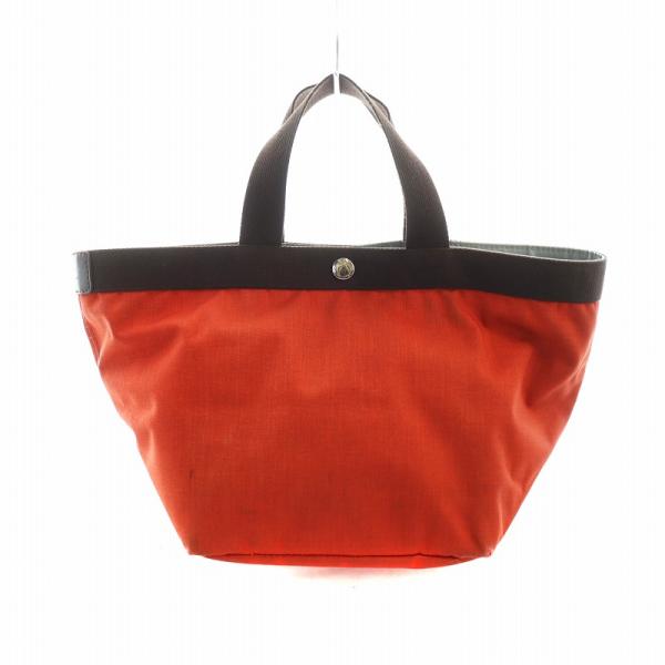 Herve Chapelier エルベシャプリエ ハンドバッグ ナイロン レッド Leatherhandle – エルベシャプリエ 公式オンラインストア Hervé