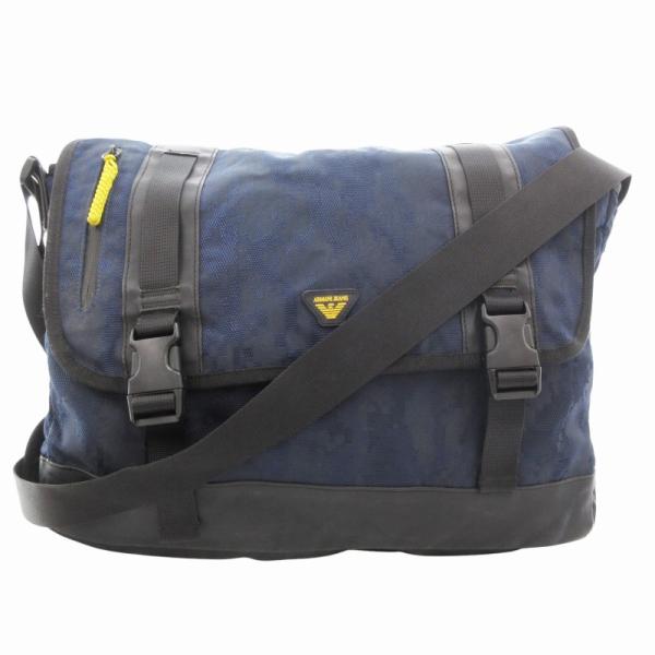 【美品】アルマーニジーンズ メッセンジャーバッグ ショルダーバッグ アルマーニ ジーンズ ARMANI JEANS メッセンジャーバッグ ショルダー
