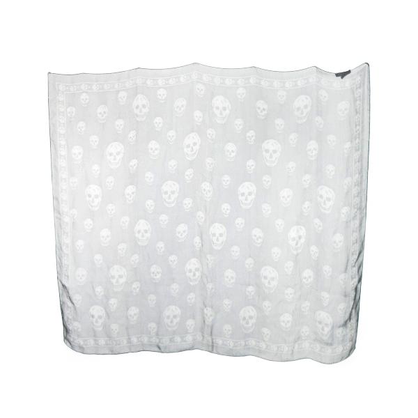 アレキサンダーマックイーン ALEXANDER MCQUEEN スカーフ 大判 シアー