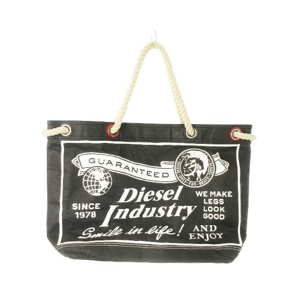 DIESEL ディーゼル トートバッグ ペーパー プリント ブレイブ