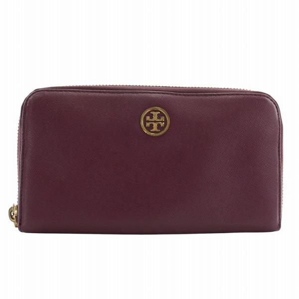 【TORY BURCH】スタッズ付きグレー長財布 TORY BURCH】スタッズ付きグレー長財布