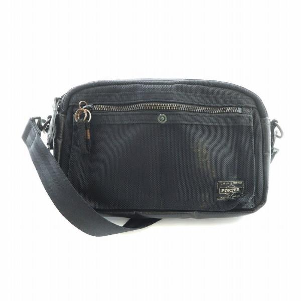 PORTER ポーター ショルダーバッグ 黒 美品 PORTER ポーター 吉田カバン ショルダーバッグ 斜めがけ ロゴ