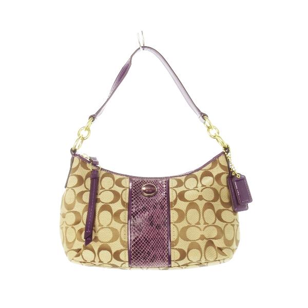 COACH 未使用品 コーチ ハンドバッグ ワンハンドル キャンバス