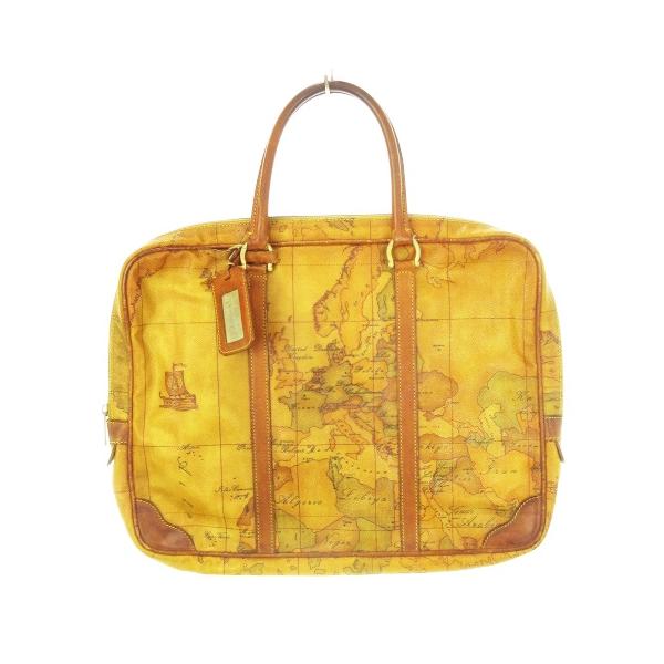 良品 PRIMA CLASSE バックパック PVCレザー ブラウン 世界地図 良品 PRIMA CLASSE バックパック PVCレザー ブラウン 世界地図