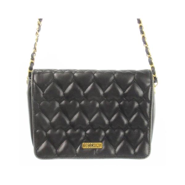 モスキーノ MOSCHINO ショルダーバッグ キルティングレザー 革