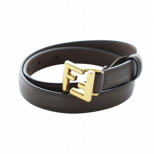 FENDI フェンディ FF BELT ベルト レザー ズッカ ロゴ バックル