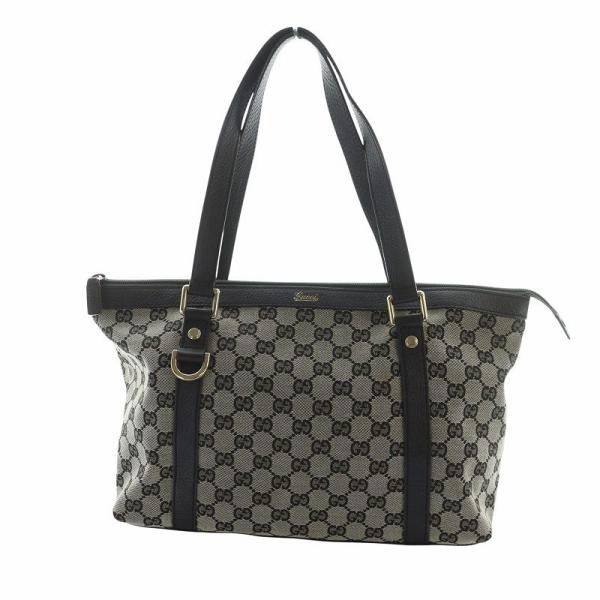 【中古】グッチ GUCCI トートバッグ ハンド GGキャンバス レザー ロゴ 茶 ブラウン 272399 ■GY18 /MQ vectorpremium_165-502507020095