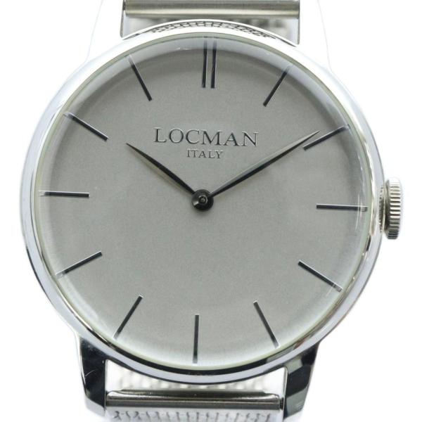 ロックマン LOCMAN 腕時計 ウォッチ クォーツ ロゴ シルバー色 REF.251