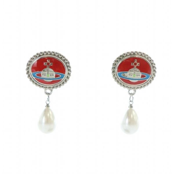 vivienne ピアス　未使用品です ☆ vivienne westwood 小ぶり オーブ ロゴ ピアス 男女