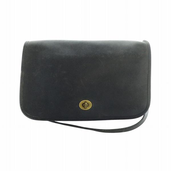 【中古】COACH オールドコーチ ヴィンテージ USA製 0544 126 ショルダーバッグ 斜めがけ レザー ゴールド金具 黒 COACH（コーチ） オールドコーチ ヴィンテージ USA製 0544 126