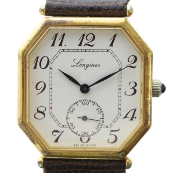 LONGINES ロンジン チャールストン クォーツ腕時計スモセコ ジャンク ロンジン LONGINES 846 3209 腕時計 ヴィンテージ アンティーク