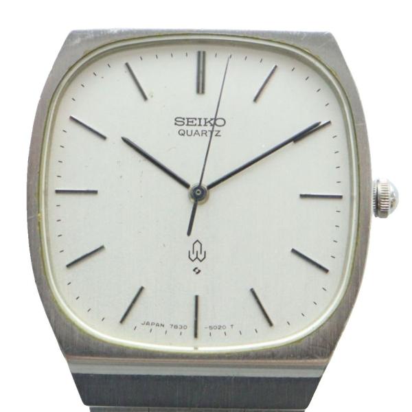 SEIKO 時計 シルバー　ジャンク セイコー SEIKO ジャンク品 腕時計 ウォッチ クォーツ スクエア