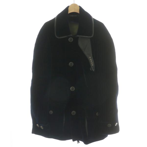 ジョルジオアルマーニ GIORGIO ARMANI ベロアジャケット コート ミドル