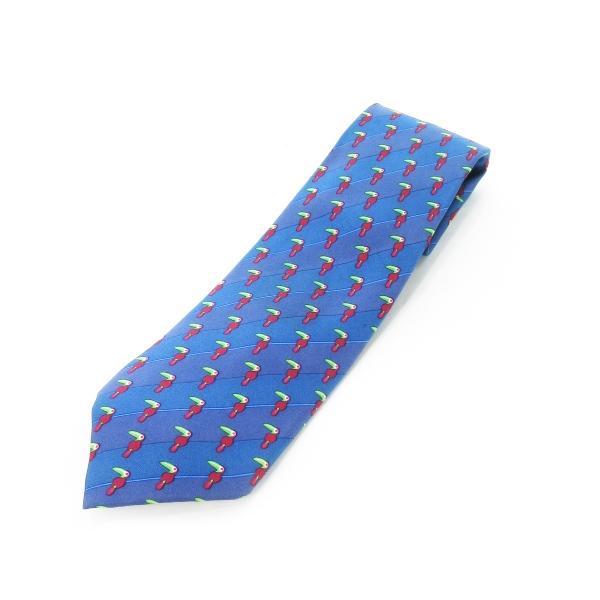 【新品未使用】エルメス ネクタイ(レインボーストライプ) HERMES(エルメス) ストライプ柄ネクタイ5228 IA 5228 IA パープル