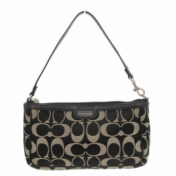 COACH クリップデミ ポーチ カバン ハンドバック ジグネチャー old COACH（コーチ） シグネチャー ハンドバッグ ポーチ マルチケース
