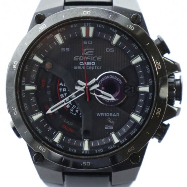 EDIFICE ソーラー ブラックウォッチ CASIO（カシオ） エディフィス EDIFICE 腕時計 ウォッチ ソーラー
