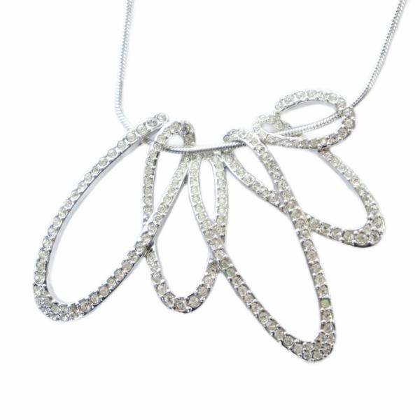 スワロフスキー SWAROVSKI ネックレス アクセサリー ペンダント ロゴ