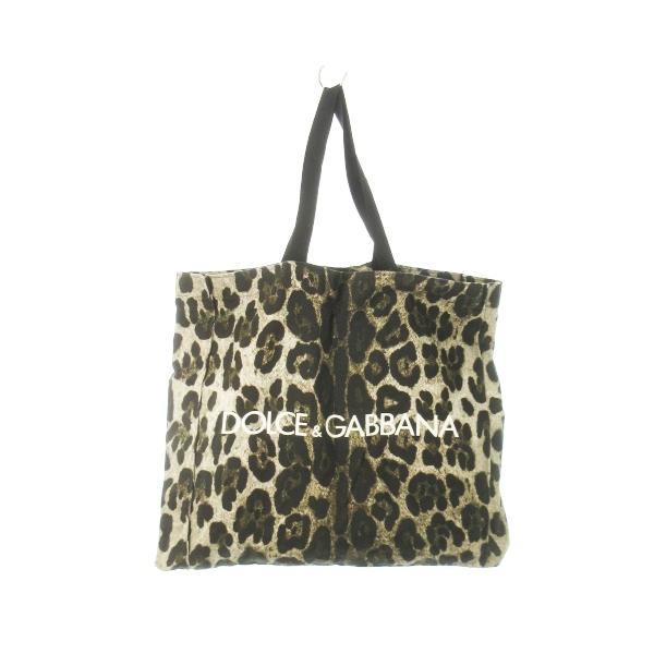 DOLCE & GABBANA マザーズバッグ レオパード ドルガバ Dolce & Gabbana ドルチェ＆ガッバーナ レオパード トートバッグ