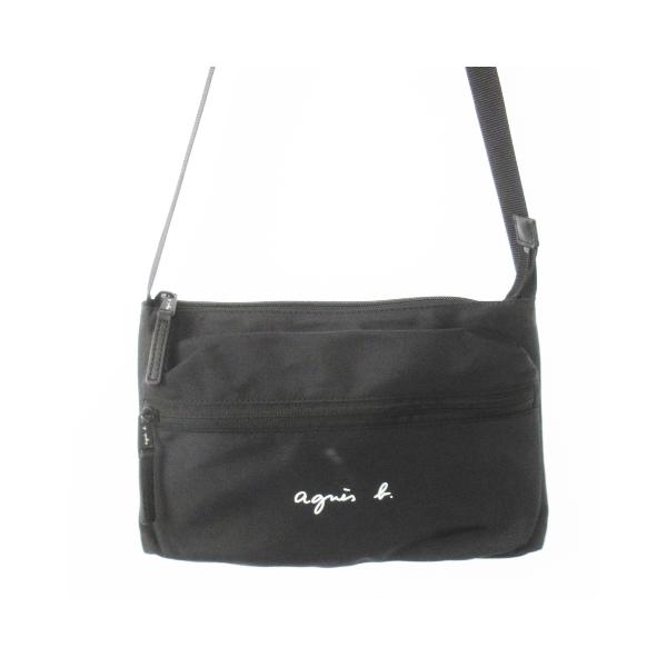 agnes b. アニエスベー FRED ショルダーバッグ ナイロン ロゴ