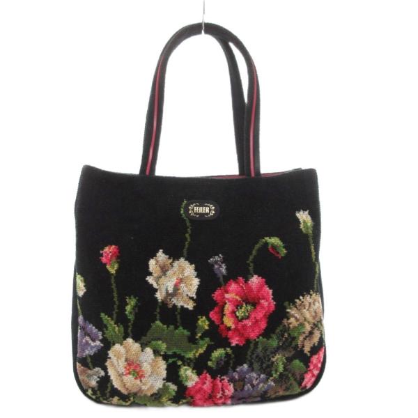 フェイラー FEILER ラビリンス ハンドバッグ トート 肩掛け 花柄